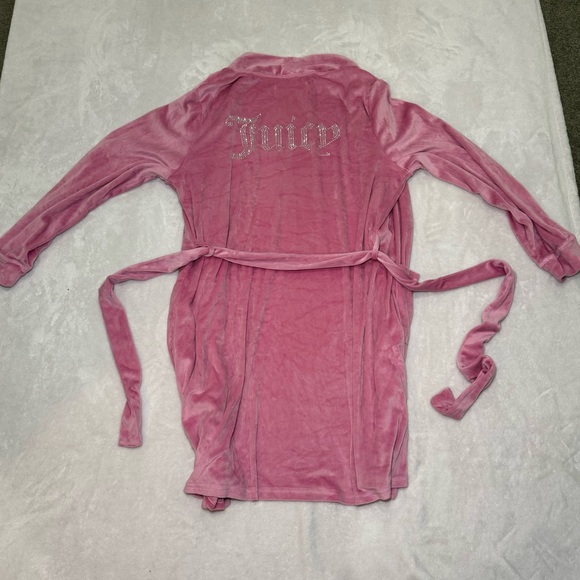 Juicy Couture Velour Rhinestone Robe - Picture 1 of 5
